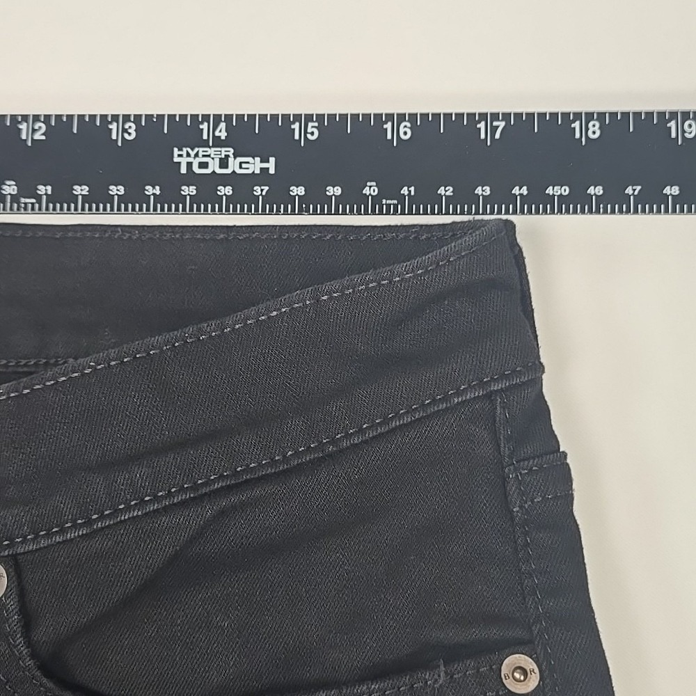 Banana Republic Curvy High-rise Skinny Black Denim Women's Jeans 33/16 - Picture 3 of 10